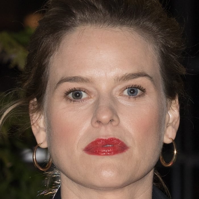 Alice Eve's mismatched blue and green eyes