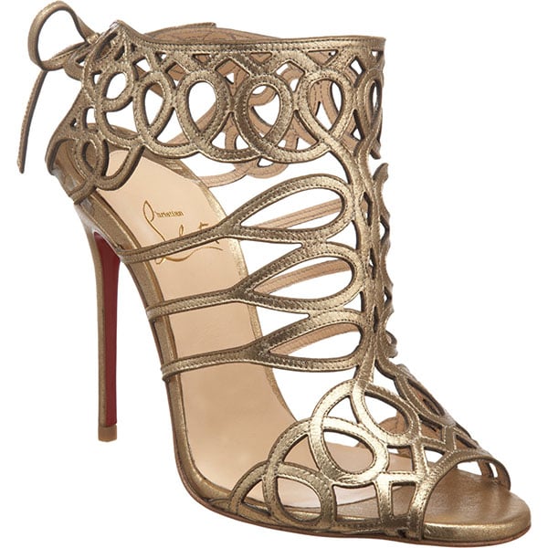 Christian Louboutin Zigouwi sandals in metallic