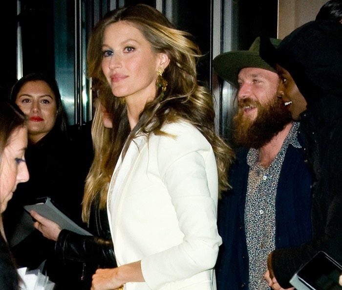 Gisele Bundchen at the Dolce & Gabbana Fifth Avenue Flagship Store Opening