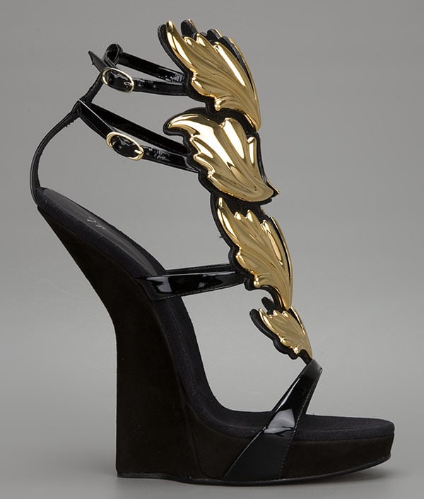 Giuseppe Zanotti Winged Heel-less Sandals