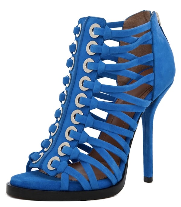 Givenchy Zenaide Cage Sandals Blue