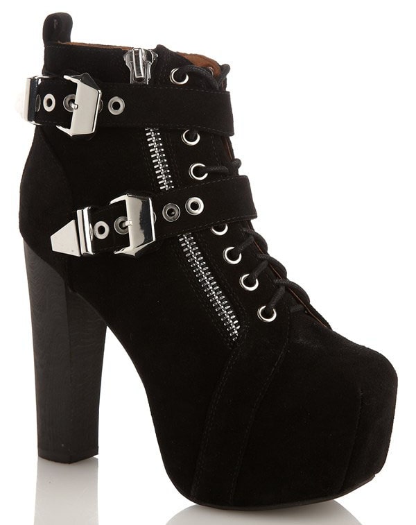 Jeffrey Campbell "Lita" Buckle Boots