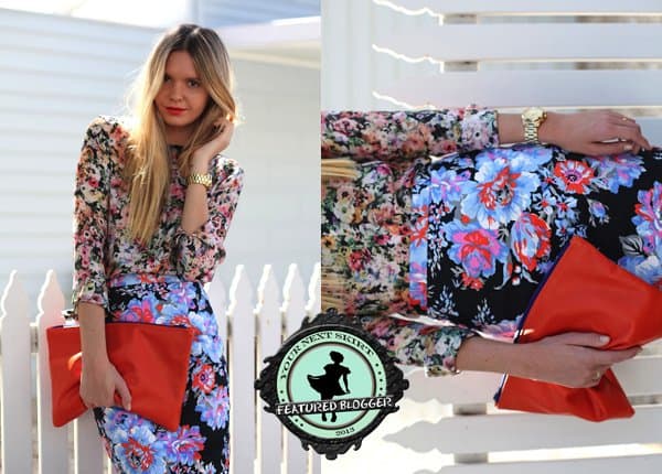Jessica pulls off a print-on-print look