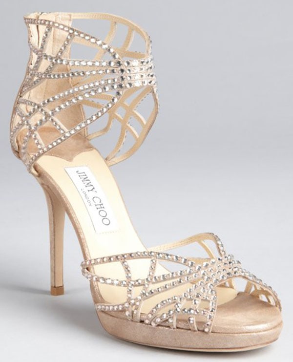 Jimmy Choo "Dina" Sandals