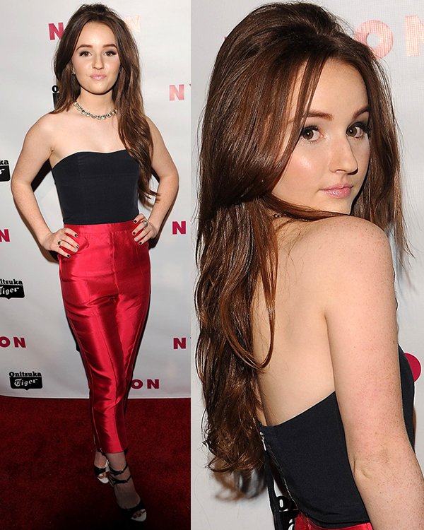 Kaitlyn Dever opted for a fashionable Marc Jacobs jumpsuit, showcasing her contemporary taste and sense of style at Nylon Magazine's Young Hollywood Party