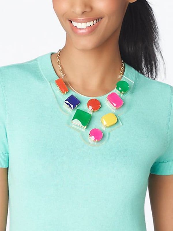 Kate Spade Cameo Jewels Bib Necklace