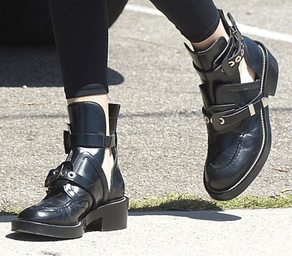 Kendall Jenner's Balenciaga cutout boots
