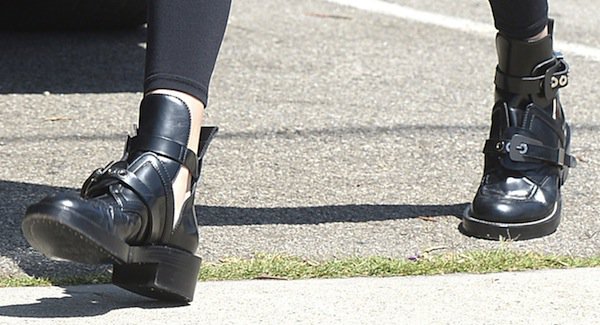 Kendall Jenner's Balenciaga cutout boots