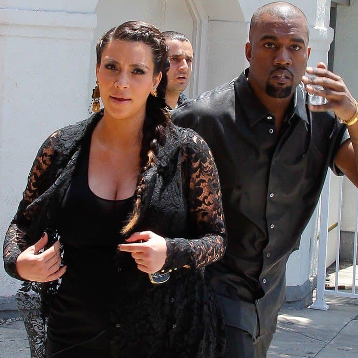 Kim Kardashian and Kanye West are seen house hunting in Beverly Hills