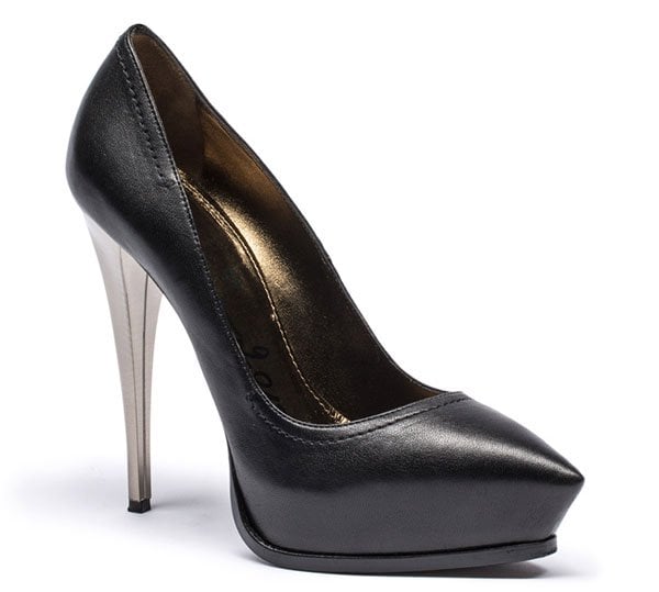 Lanvin Stiletto Platform Pumps in black