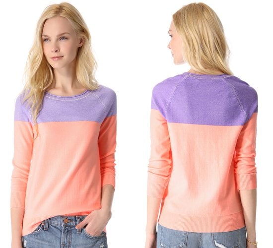 Madewell Colorblock Plaited Pullover