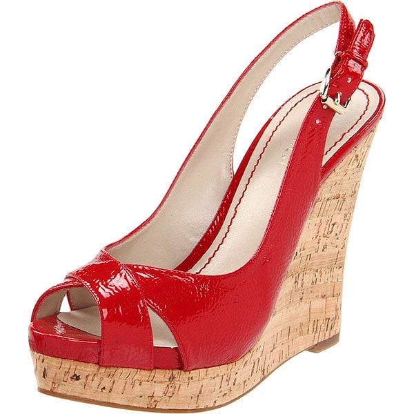 Nine West "Laffnplay" Cork Wedges