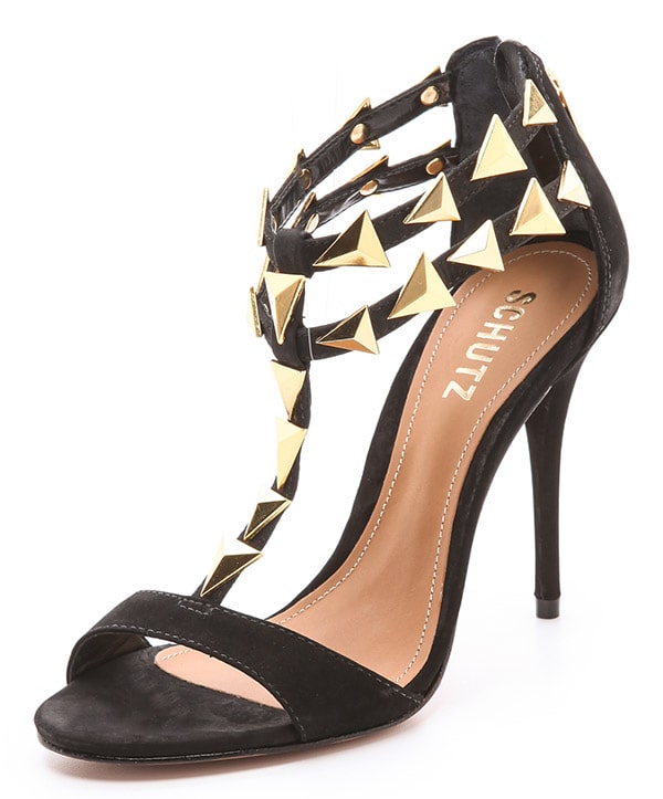 Schutz "Iris" Shark Tooth Sandals