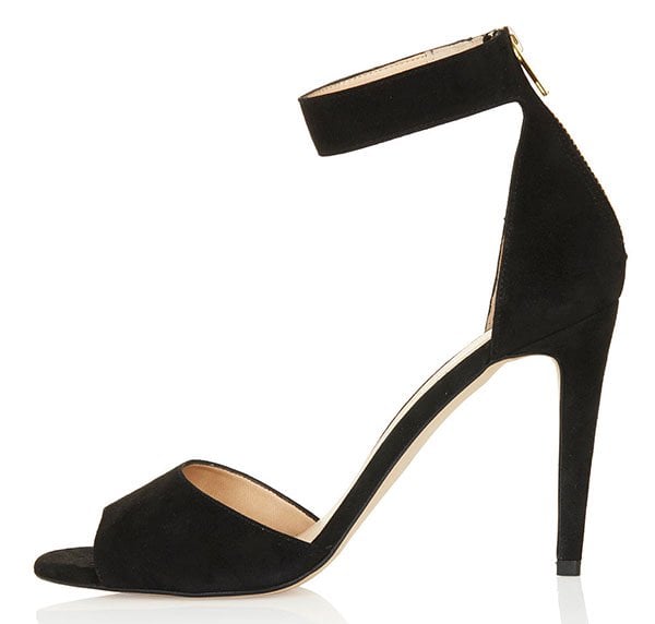 Topshop Rees 2 Part Hi Sandals Black