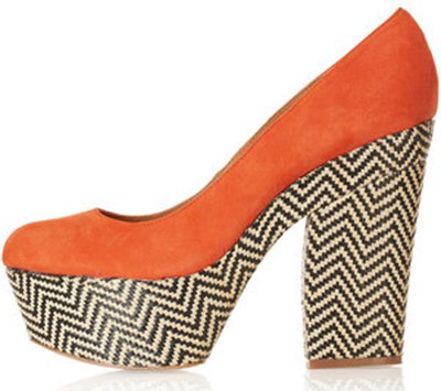 Topshop Shackles Woven Platforms