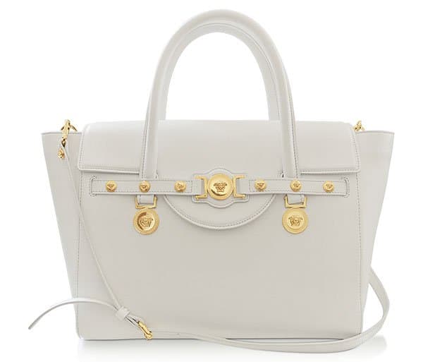 Versace Large Signature Leather Tote