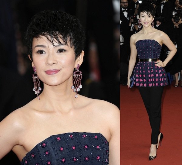 Zhang Ziyi in a casual attire at the 66th Annual Cannes Film Festival Opening Ceremony on May 15, 2013