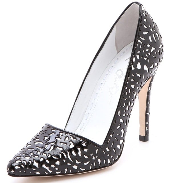 alice + olivia Dina Laser Cut Pumps $325.0