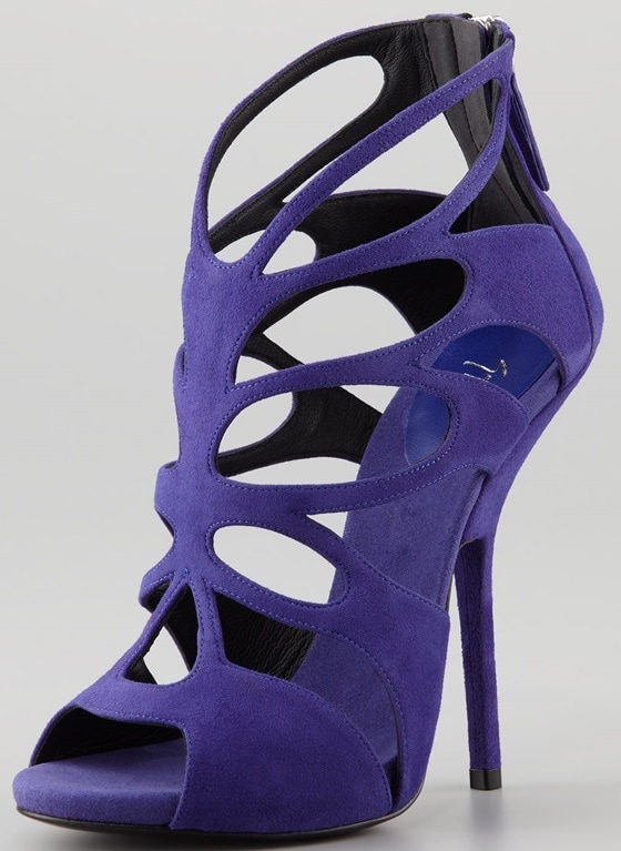 Giuseppe Zanotti Butterfly Cutout Sandals