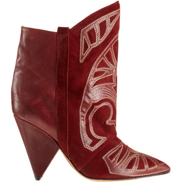 Isabel Marant Embroidered Ankle Boots