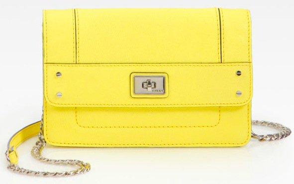 Milly 'Kera' Mini Bag in Citrus, priced at $198 - a stylish and affordable spring accessory