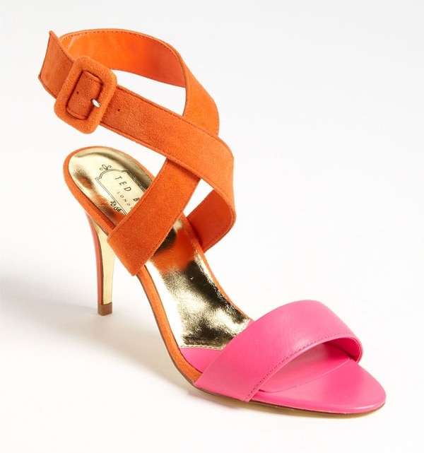 Ted Baker "Jolea" Sandals in Orange/Pink