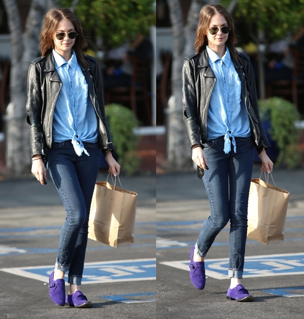 Willa Holland graced the streets of Los Angeles outside Fred Segal, exuding an air of undeniable coolness