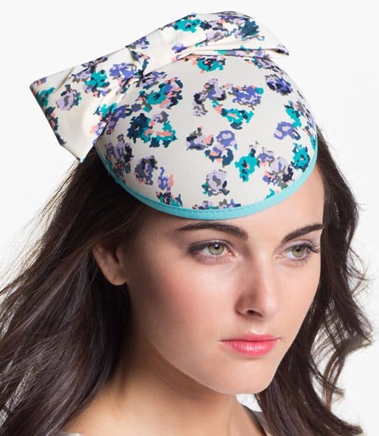 The BCBG "Pretty Bow" Fascinator: A retro charm with a Monet-esque flair, available for $38