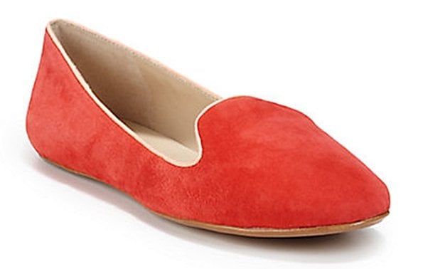 BLUE "Brody" Red Suede Smoking Slippers