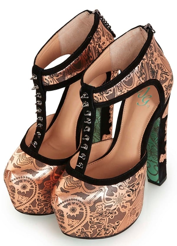 CJG "Pot of Gold" Platform Heels