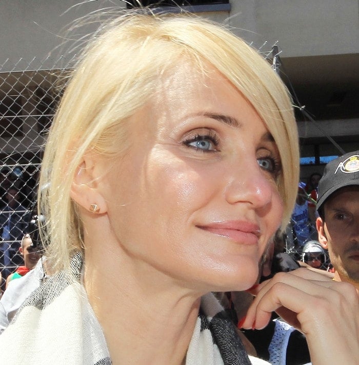 Cameron Diaz at the F1 Monaco Grand Prix at the Circuit de Monaco