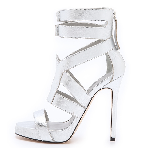 Camilla Skovgaard Platform Metallic Sandals