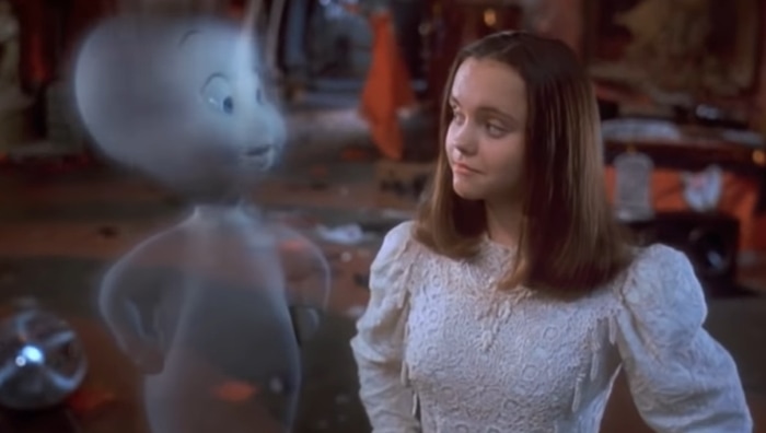 Christina Ricci as Casper's 13-year-old love interest Kathleen "Kat" Harvey