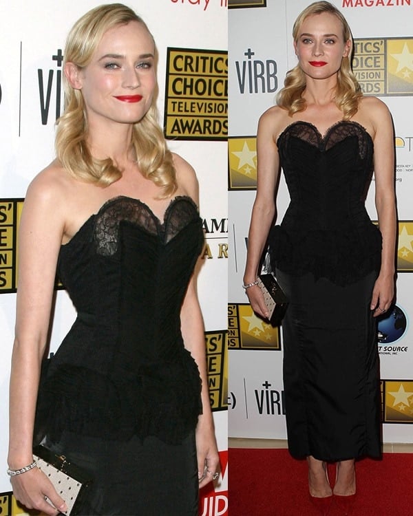 Diane Kruger at Broadcast Television Journalists Association's (BTJA) 3rd Annual Critics' Choice Television Awards