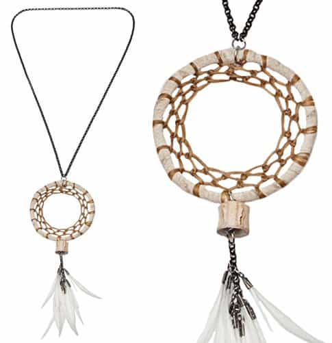 Fauxtale Dream Catcher Necklace