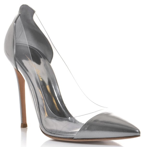 Gianvito Rossi Leather and PVC Shoes