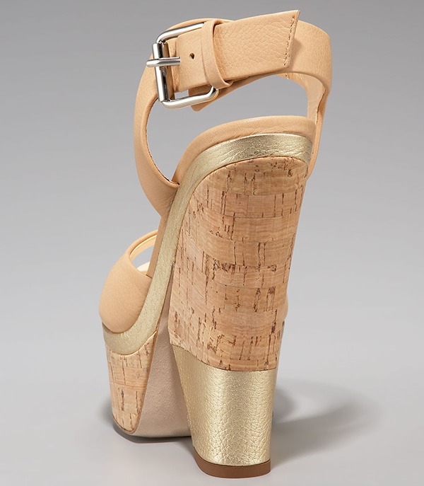 Giuseppe Zanotti Ankle-Wrap Cork-Wedge Sandals