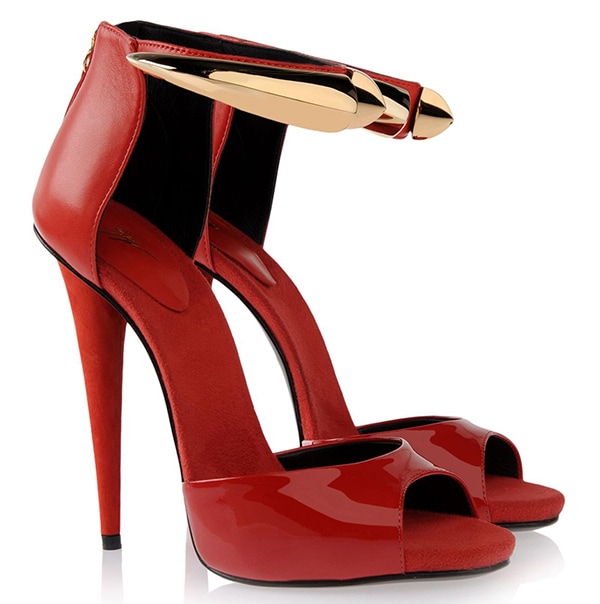 Giuseppe Zanotti Bon-Ton Sandals Red