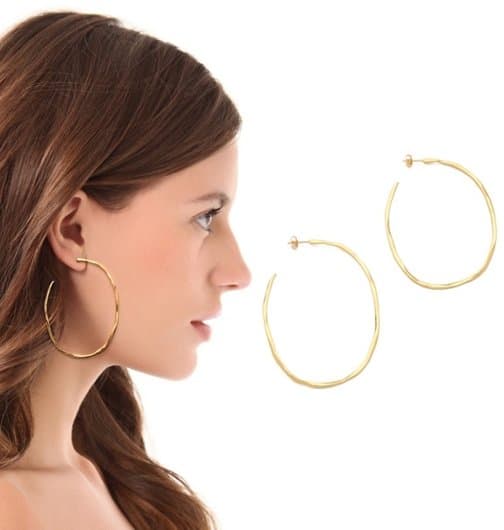 Streamline your style with Gorjana Laurel Large Hoop Earrings, perfect for a bold yet refined look, all for $58