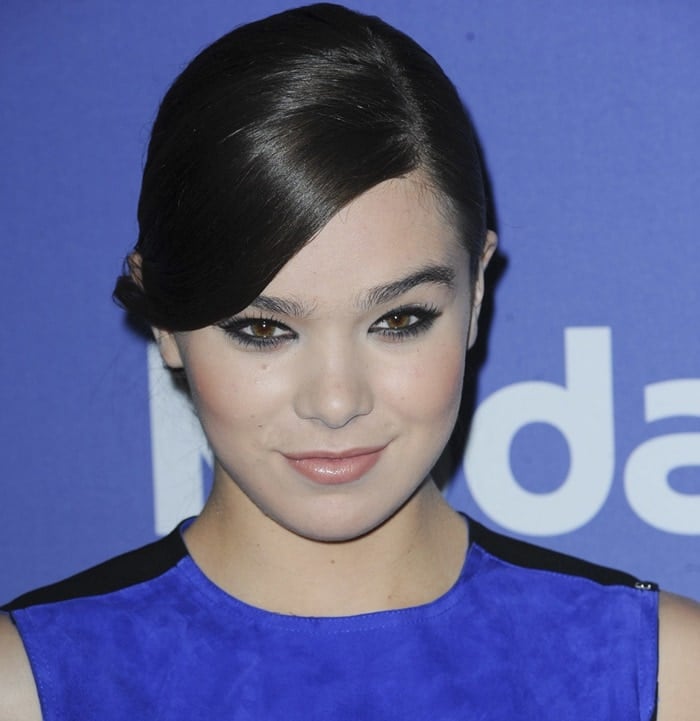Hailee Steinfeld at the 2013 Women in Film's Crystal & Lucy Awards at The Beverly Hilton Hotel in Beverly Hills on June 12, 2013