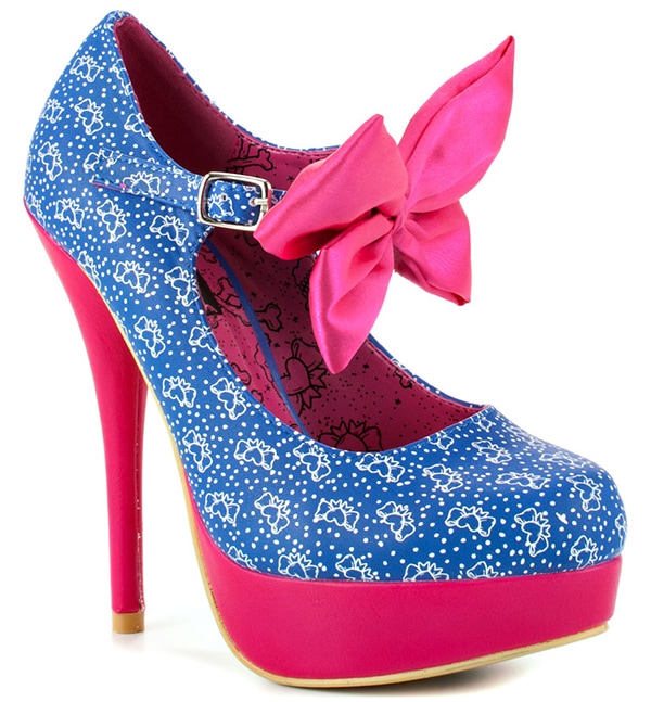 Iron Fist Bow Me Platform Pumps