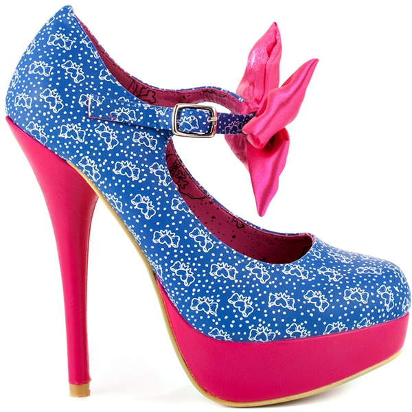 Iron Fist Bow Me Platform Pumps