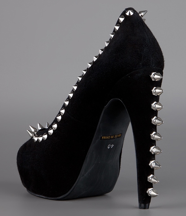 Spiked Jeffrey Campbell Madame Pumps