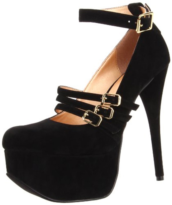 Luichiny "Pam Per" Platform Pumps in Black