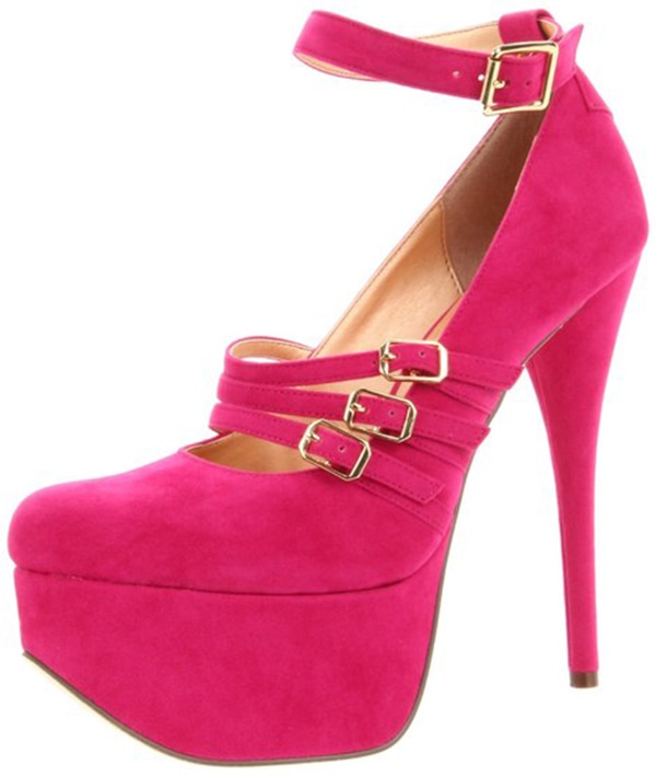 Luichiny "Pam Per" Platform Pump in Pink