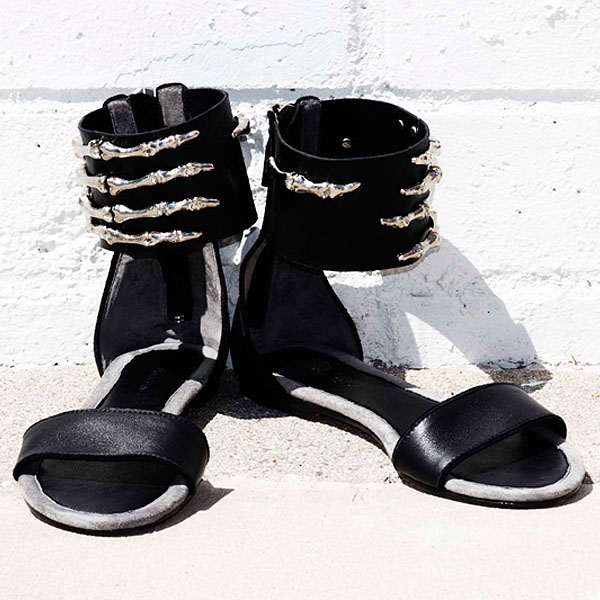 Mara & Mine "Montana Skull Hand" Sandals