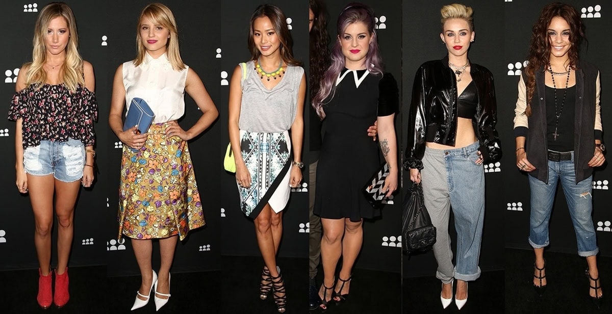 At the Myspace relaunch event, fashion took center stage, with these celebrities showcasing an array of styles from chic denim and vibrant patterns to edgy leather, embodying the dynamic spirit of the social platform's new era