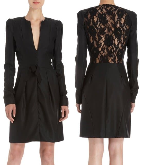 Nina Ricci Seam Lace Dress