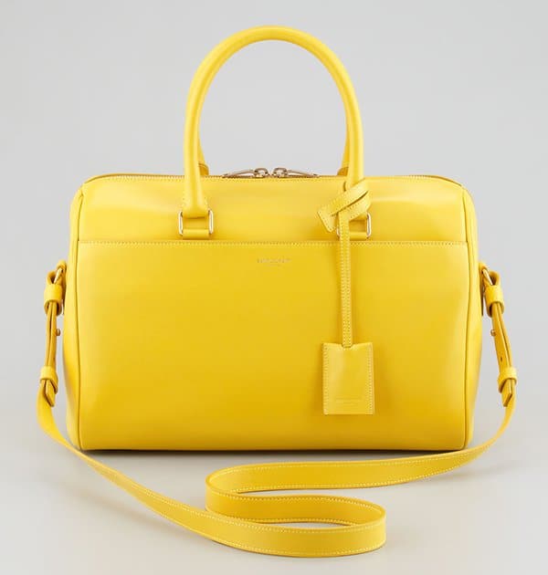 Saint Laurent Small Rigid Crossbody Duffle Bag