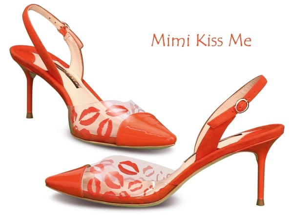 Suede by Sophia Webster Mimi Kiss Me Slingbacks